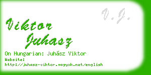 viktor juhasz business card